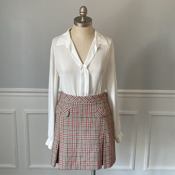 Ann Taylor LOFT Plaid Skirt - Picture 1 of 9